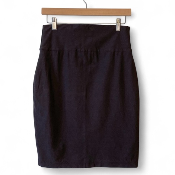 EILEEN FISHER DARK GREY WASHABLE CREPE MINI SKIRT SIZE‎ XS - Picture 3 of 10